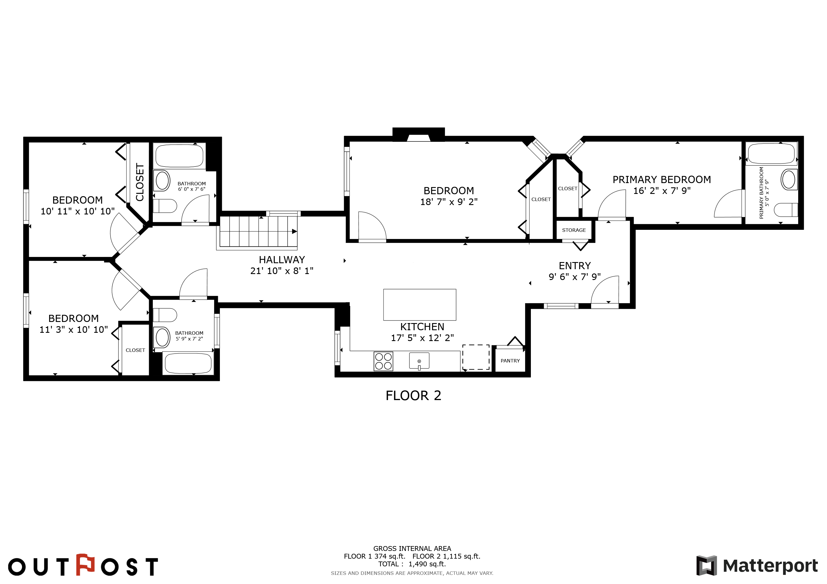 Apt1 - floor 2